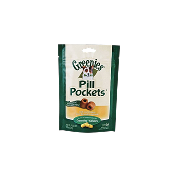 Greenies Pill Pockets for Dogs, Large Size Soft Dog Treats, Cheese Flavor, 15.8 oz. Pouch